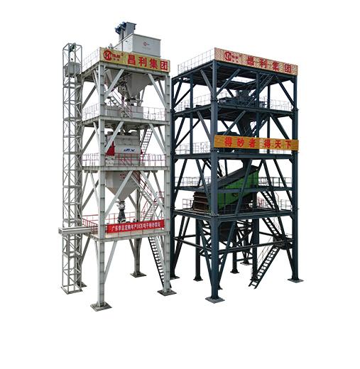 Sand Making and Dry-mixed Mortar Plant in One